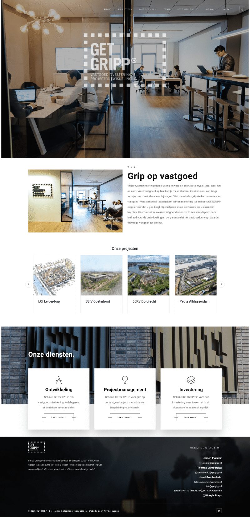 Screenshot van GETGRIPP